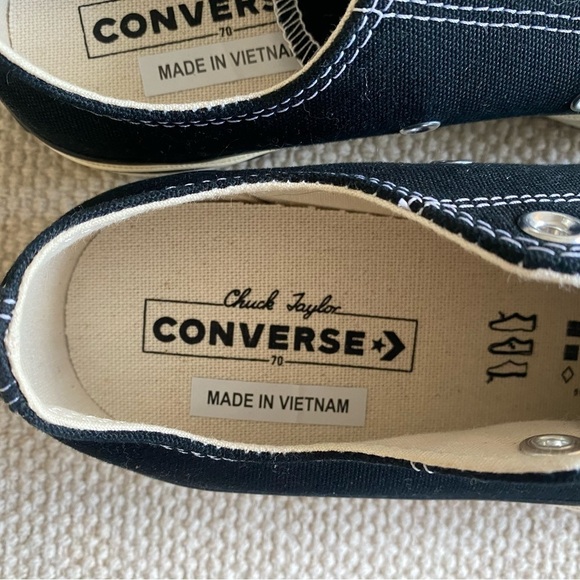 NWOT Men’s Chuck Taylor Converse All Star Lo Black Size 7.5M - Picture 7 of 8